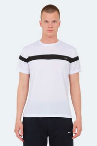 Slazenger - Slazenger OMIQ IN Erkek Beyaz Tişört