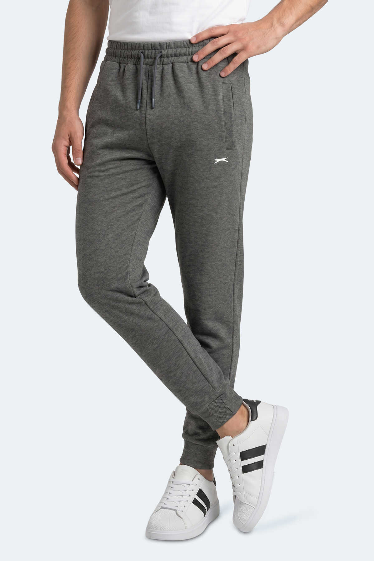 Slazenger - Slazenger OMIROS RBN. I Erkek Koyu Gri Eşofman Altı