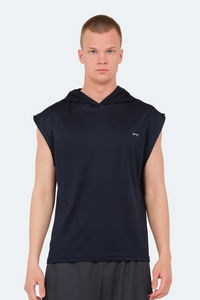 Slazenger - Slazenger ONDINA IN Erkek Kolsuz Lacivert Tişört