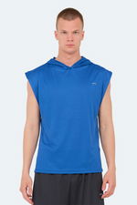 Slazenger - Slazenger ONDINA IN Erkek Kolsuz Saks Mavi Tişört Slazenger - Slazenger ONDINA IN Erkek Kolsuz Saks Mavi Tişört