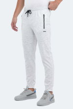 Slazenger - Slazenger ONLY IN Erkek Fermuar Cepli Gri Eşofman Altı