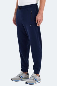 Slazenger - Slazenger ONLY IN Erkek Fermuar Cepli Lacivert Eşofman Altı