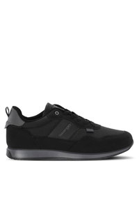 Slazenger - Slazenger ONSET I Erkek Siyah / Koyu Gri Sneaker