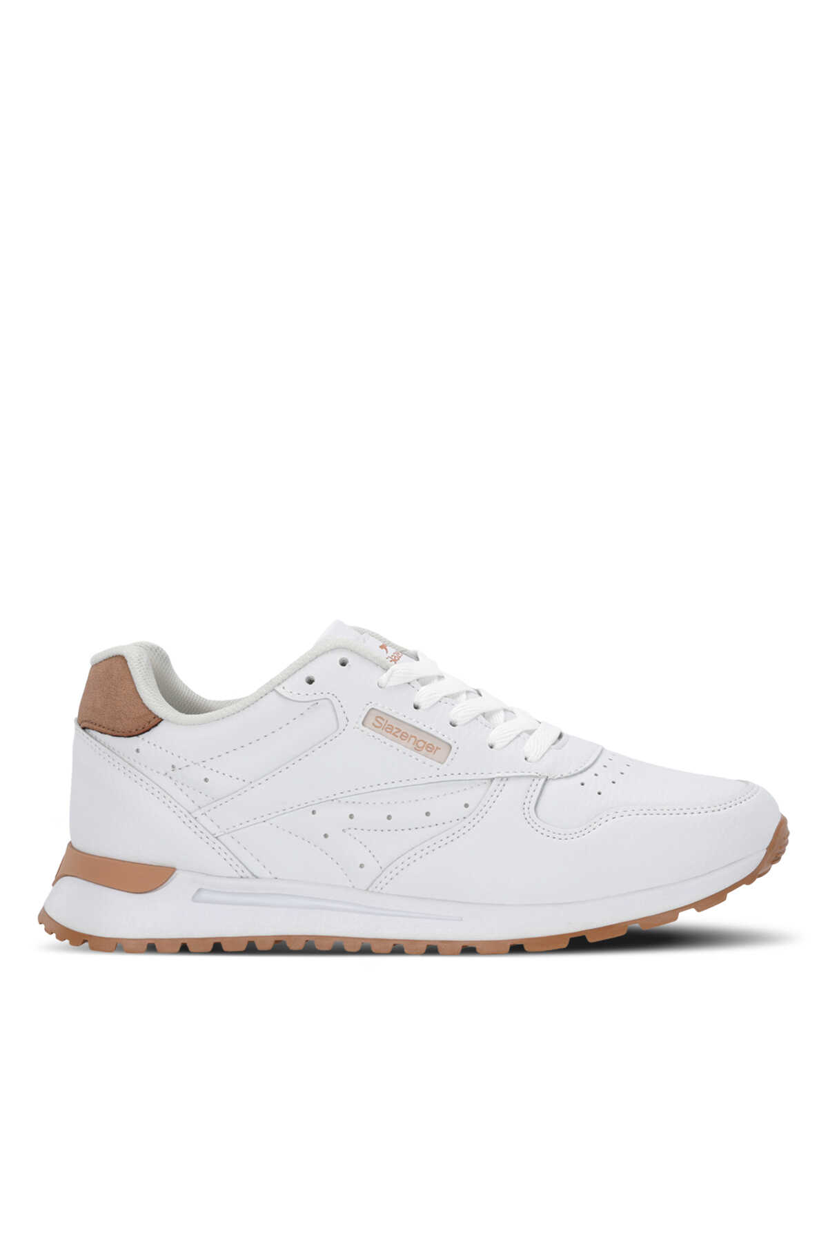 Slazenger - Slazenger OPENROAD INT Erkek Beyaz / Taba Günlük Spor Ayakkabısı