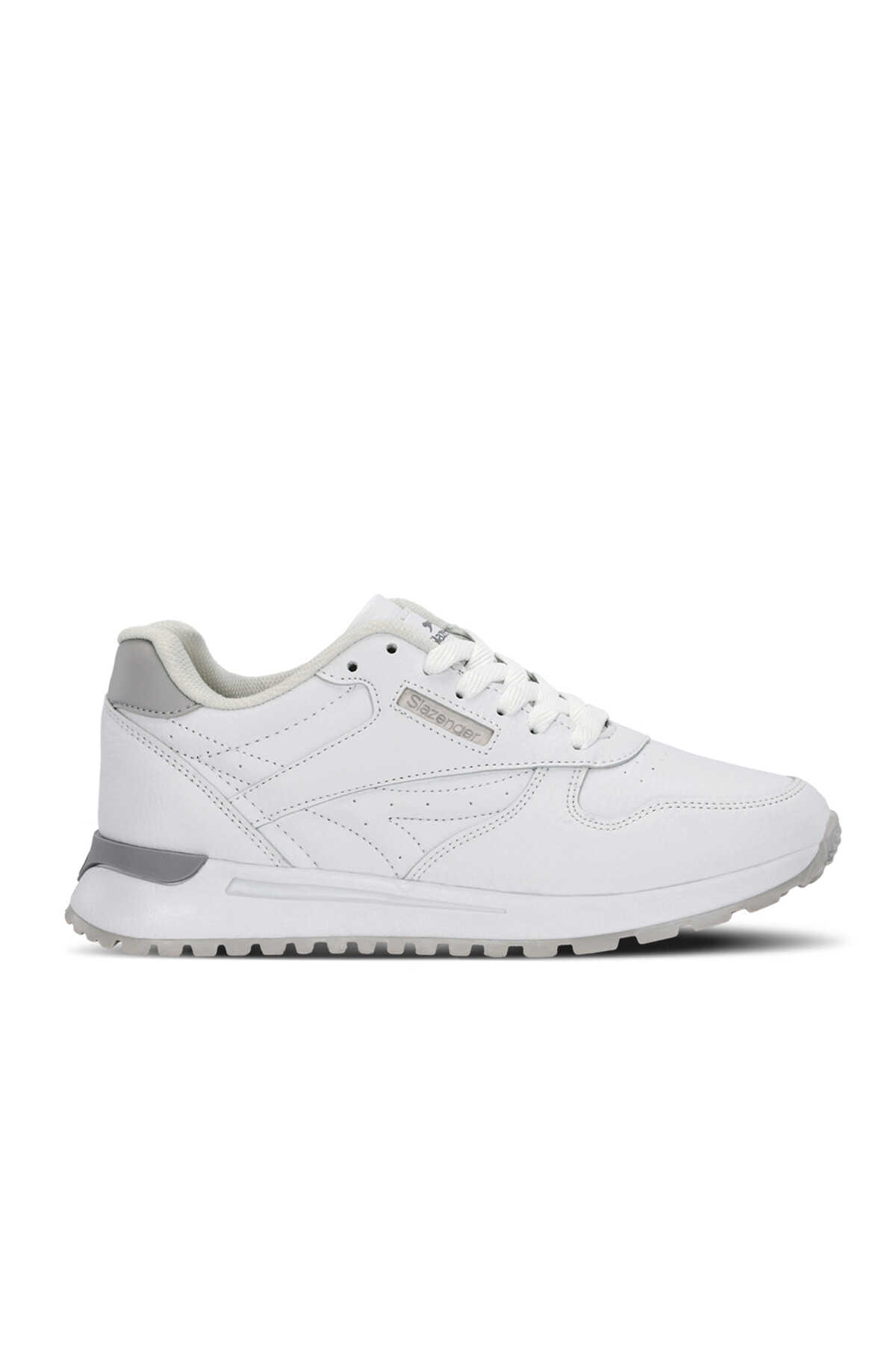 Slazenger - Slazenger OPENROAD INT Kadın Beyaz / Gri Günlük Spor Ayakkabısı