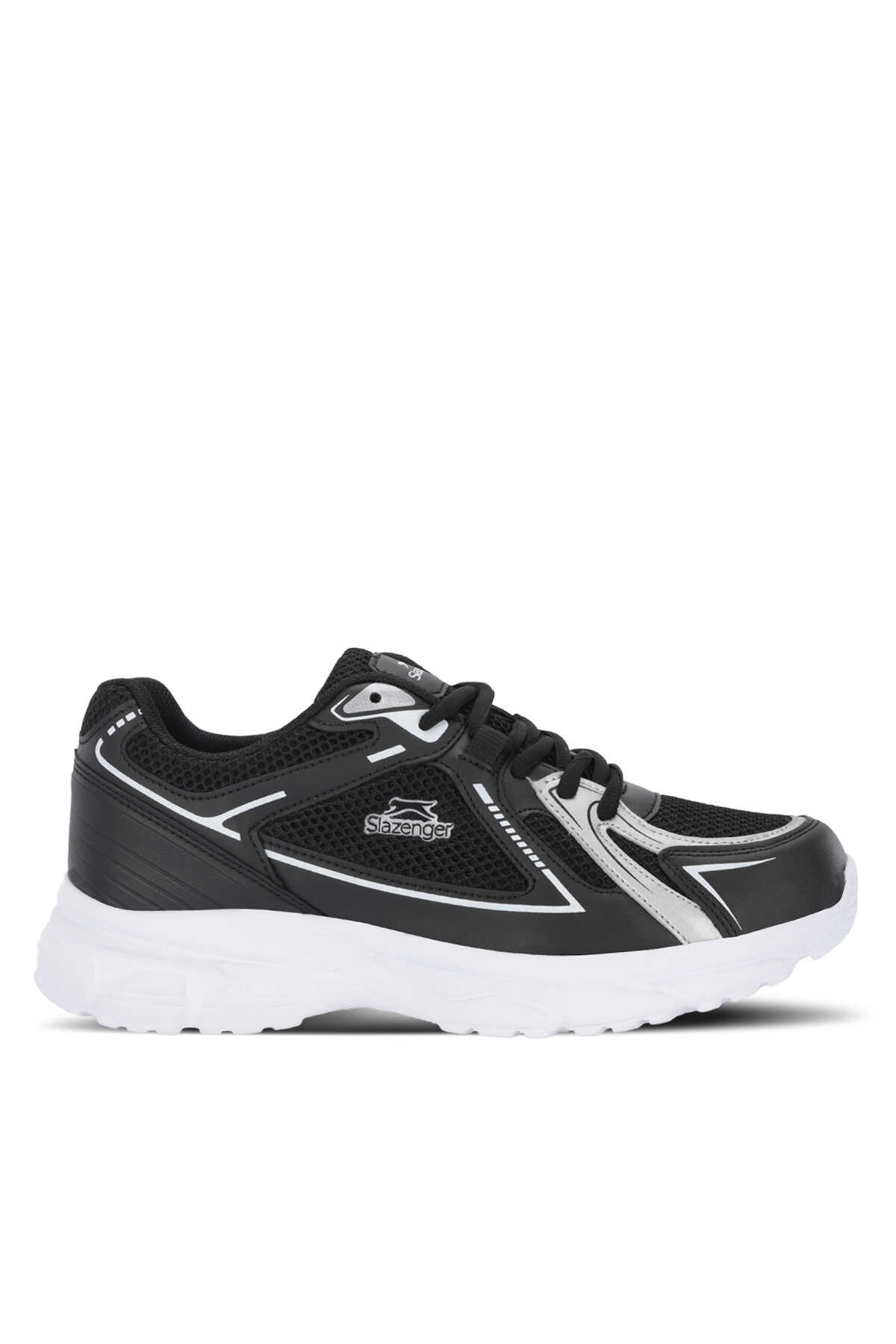 Slazenger - Slazenger OPSIST I Erkek Siyah / Gümüş Koşu & Yürüyüş Spor Ayakkabısı