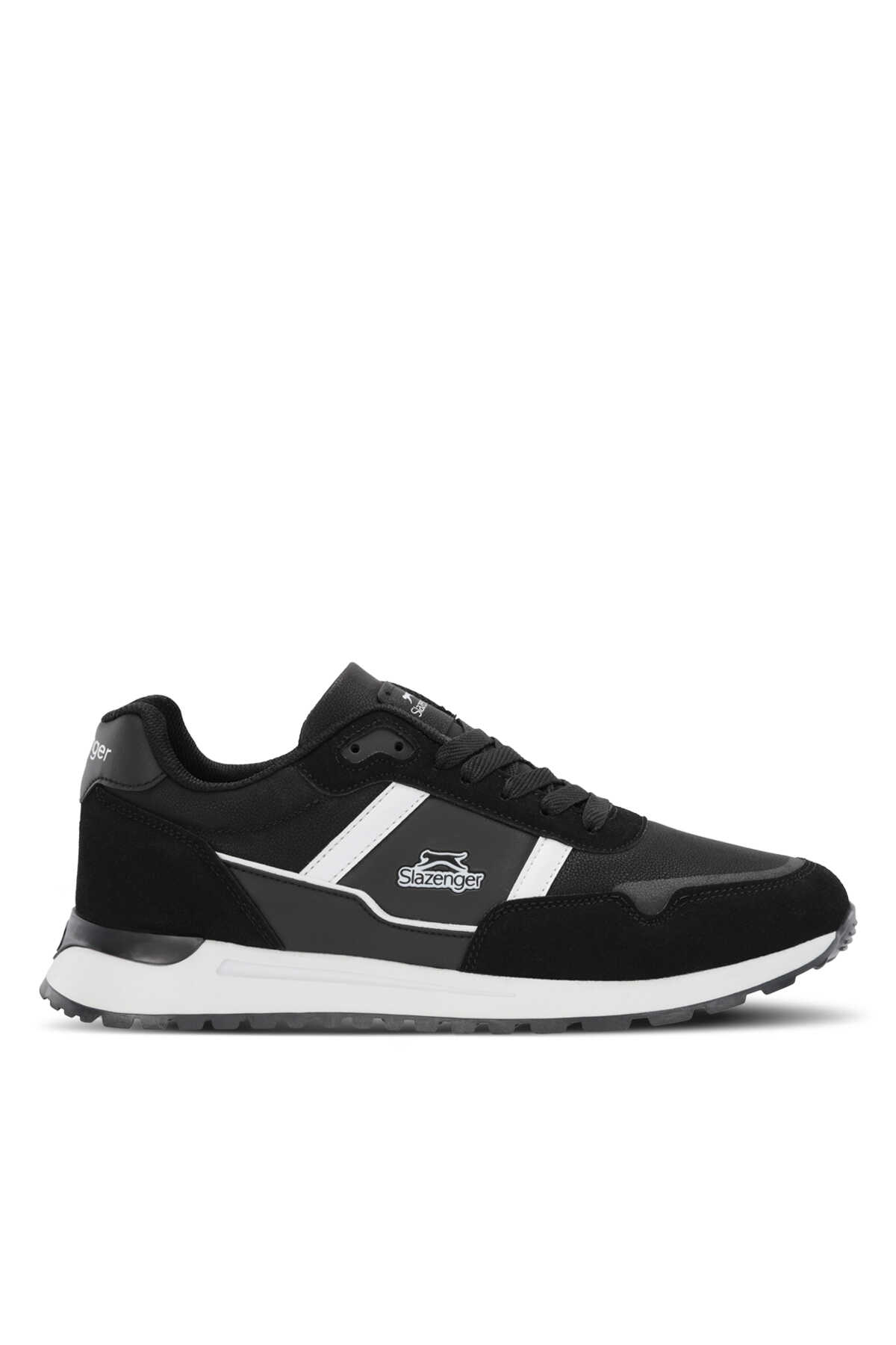 Slazenger - Slazenger OPTICA Erkek Günlük Ayakkabı Siyah / Beyaz