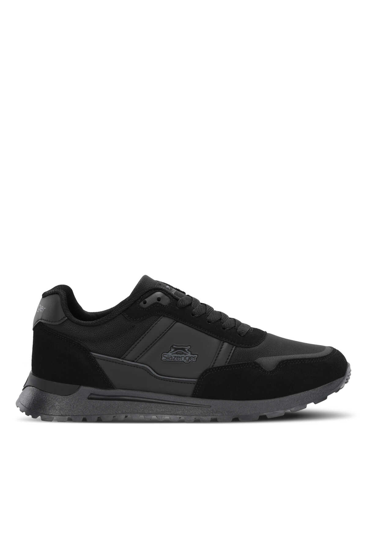 Slazenger - Slazenger OPTICA Erkek Günlük Ayakkabı Siyah / Siyah