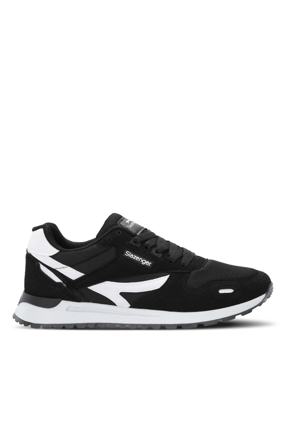 Slazenger - Slazenger OPTIMAX I Erkek Siyah / Beyaz Günlük Spor Ayakkabısı