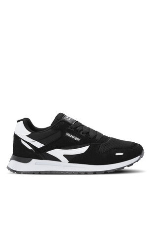 Slazenger OPTIMAX I Erkek  Siyah / Beyaz Günlük Spor Ayakkabısı 
