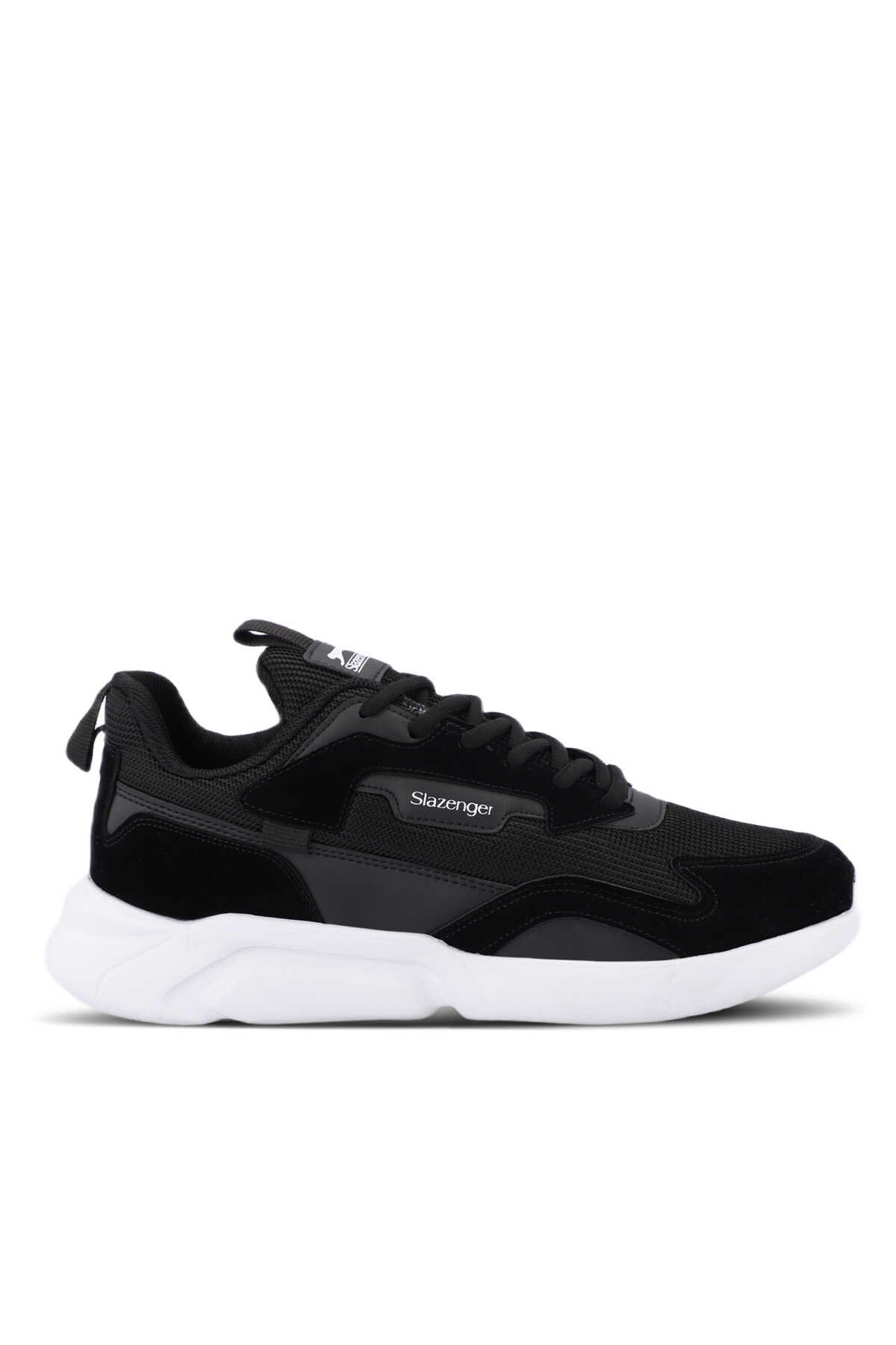 Slazenger - OPTION Sneaker Erkek Ayakkabı Siyah / Beyaz
