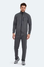 Slazenger - Slazenger ORAN I Erkek Fermuarlı Dik Yaka Cepli Koyu Gri Eşofman Takımı Slazenger - Slazenger ORAN I Erkek Fermuarlı Dik Yaka Cepli Koyu Gri Eşofman Takımı