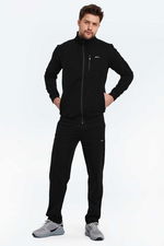 Slazenger - Slazenger ORAN I Erkek Fermuarlı Dik Yaka Cepli Siyah Eşofman Takımı Slazenger - Slazenger ORAN I Erkek Fermuarlı Dik Yaka Cepli Siyah Eşofman Takımı