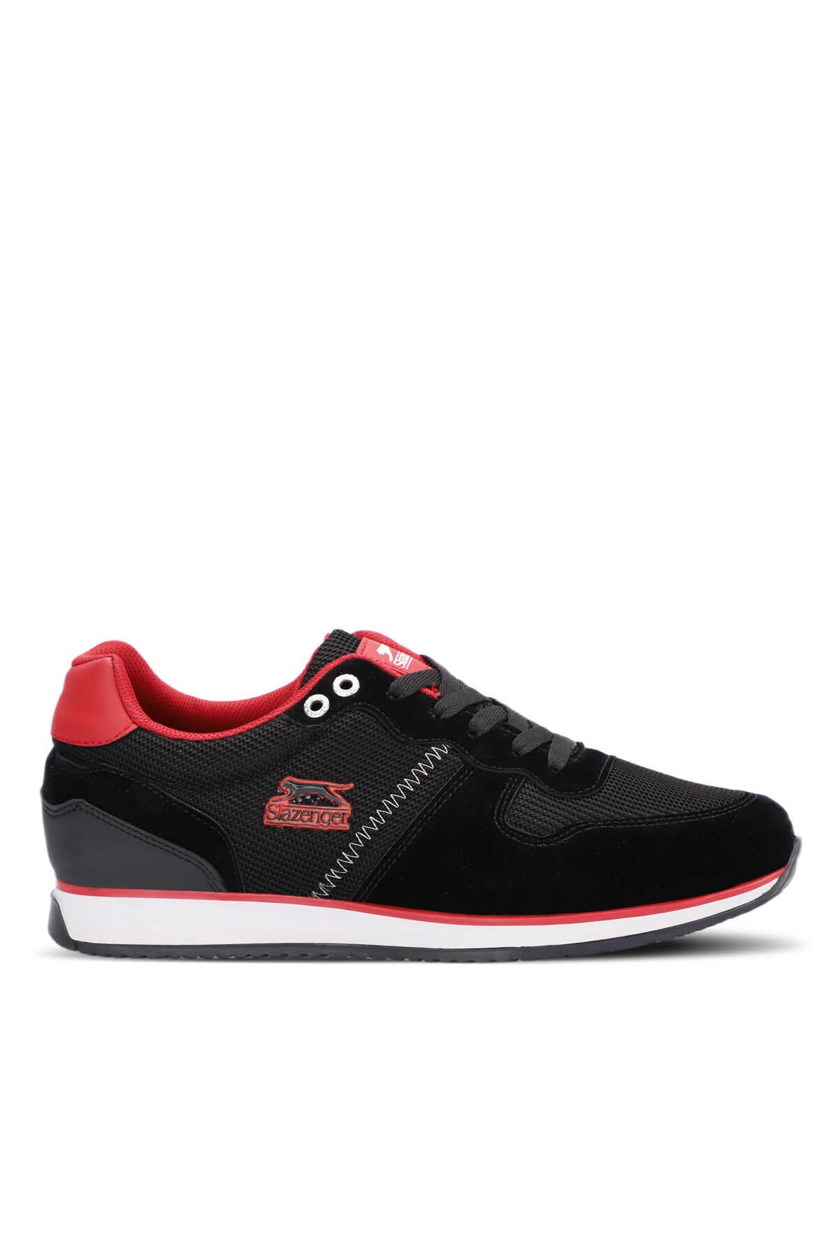Slazenger - Slazenger ORGANIZE I Sneaker Erkek Ayakkabı Siyah / Kırmızı