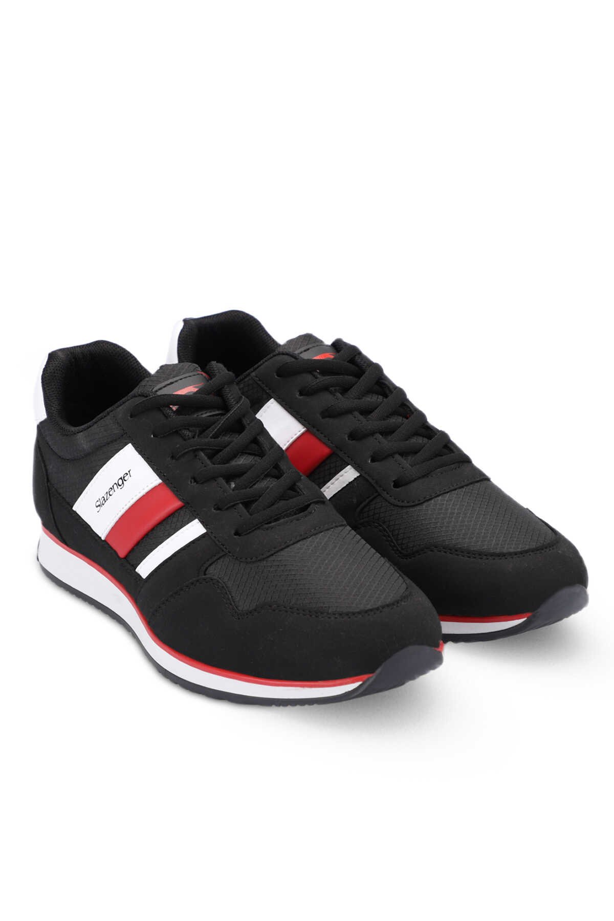 Slazenger ORIGIN I Sneaker Erkek Ayakkabı Siyah / Kırmızı