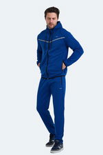 Slazenger - Slazenger ORKA IN Erkek Fermuarlı Kapüşonlu Cepli Saks Mavi Eşofman Takımı Slazenger - Slazenger ORKA IN Erkek Fermuarlı Kapüşonlu Cepli Saks Mavi Eşofman Takımı