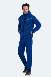 Slazenger - Slazenger ORKA IN Erkek Fermuarlı Kapüşonlu Cepli Saks Mavi Eşofman Takımı Slazenger - Slazenger ORKA IN Erkek Fermuarlı Kapüşonlu Cepli Saks Mavi Eşofman Takımı