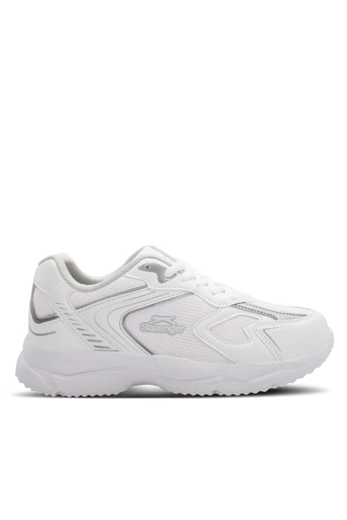 Slazenger - Slazenger ORNELLA Erkek Beyaz / Gri Koşu & Yürüyüş Spor Ayakkabısı