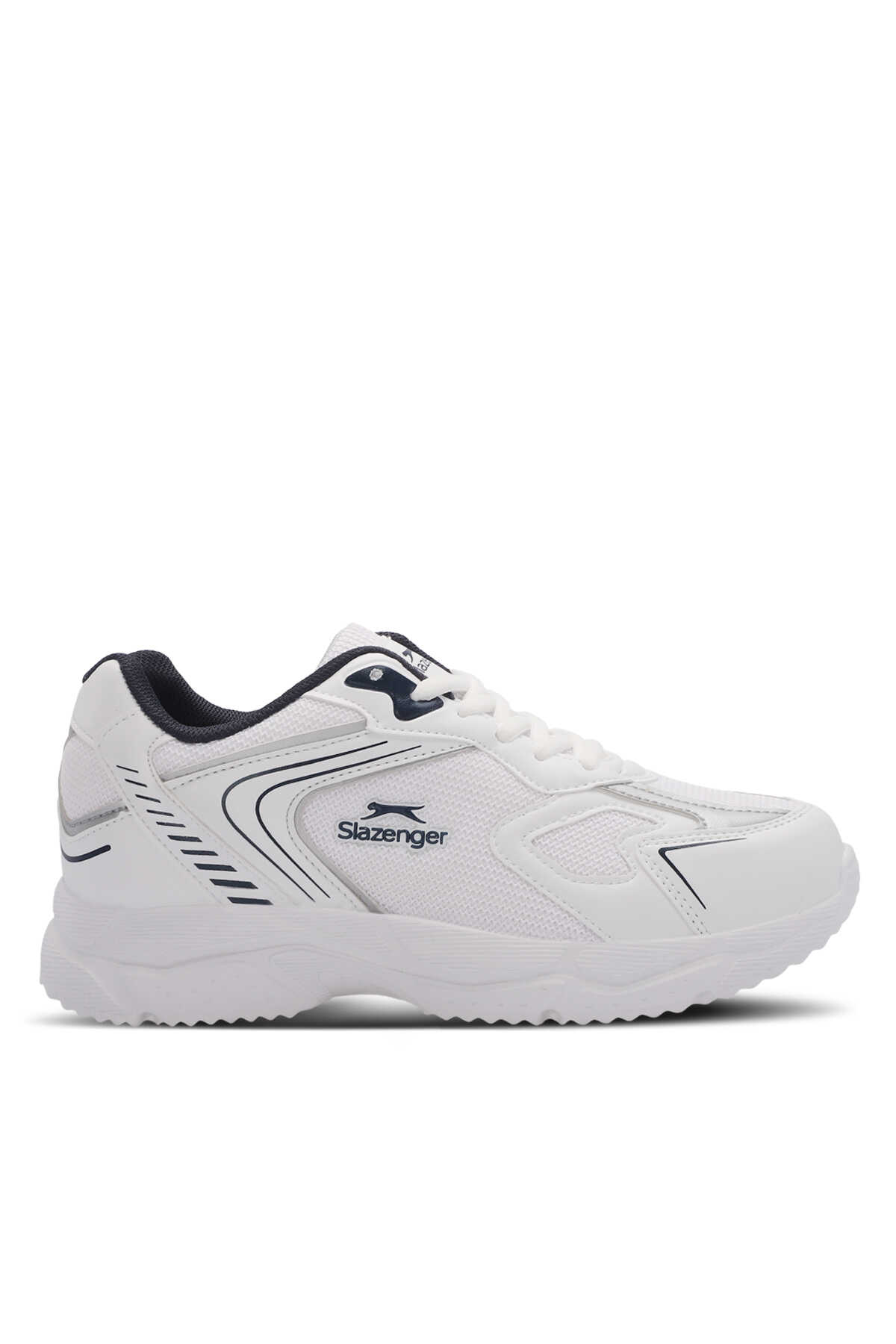 Slazenger - Slazenger ORNELLA Erkek Beyaz / Lacivert Koşu & Yürüyüş Spor Ayakkabısı