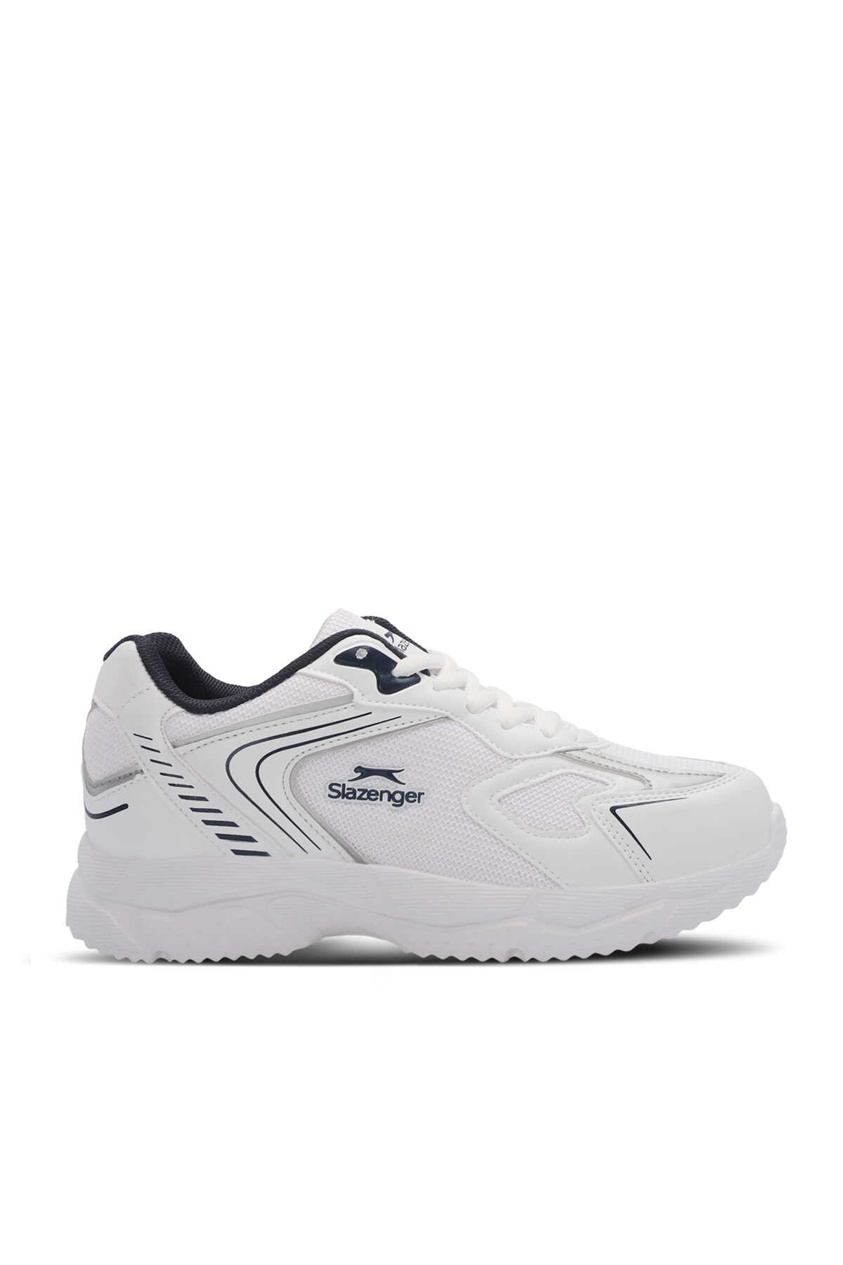 Slazenger - Slazenger ORNELLA Kadın Beyaz / Lacivert Koşu & Yürüyüş Spor Ayakkabısı