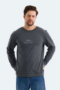 Slazenger - Slazenger ORTWIN Erkek Koyu Gri Sweatshırt Slazenger - Slazenger ORTWIN Erkek Koyu Gri Sweatshırt
