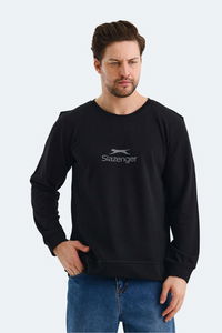 Slazenger - Slazenger ORTWIN Erkek Siyah Sweatshırt Slazenger - Slazenger ORTWIN Erkek Siyah Sweatshırt