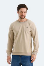Slazenger - Slazenger ORVAR IN Erkek Sweatshirt Bej