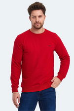 Slazenger - Slazenger ORVAR IN Erkek Kırmızı Sweatshirt