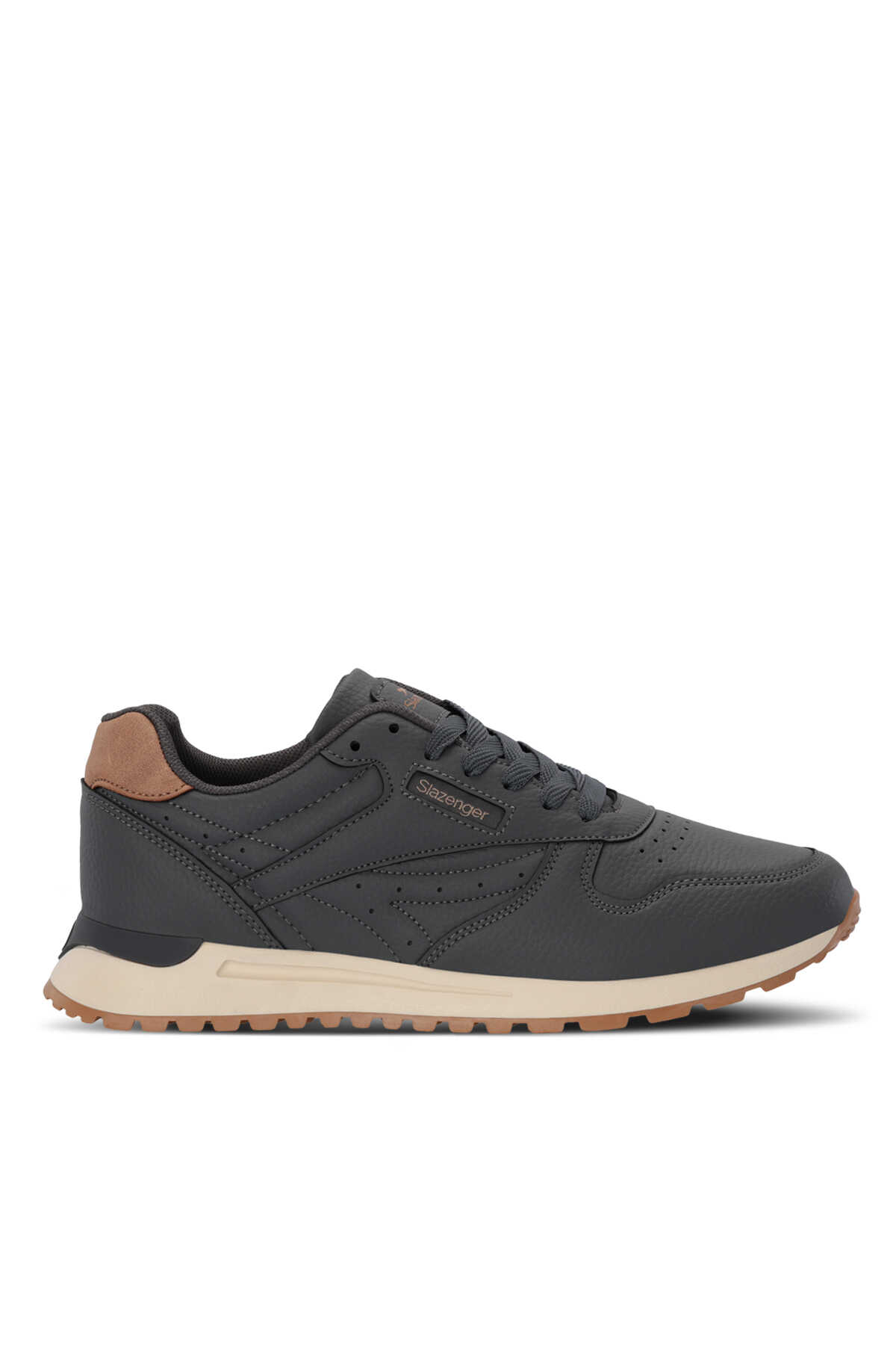 Slazenger - Slazenger ORWELL Erkek Koyu Gri Günlük Spor Ayakkabısı