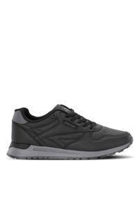 Slazenger - Slazenger ORWELL Erkek Siyah / Koyu Gri Günlük Spor Ayakkabısı