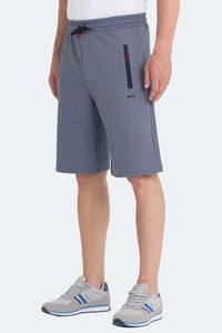 Slazenger - Slazenger OSAKU I Erkek Cepli Koyu Gri Şort Slazenger - Slazenger OSAKU I Erkek Cepli Koyu Gri Şort