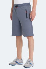 Slazenger - Slazenger OSAKU I Erkek Cepli Koyu Gri Şort