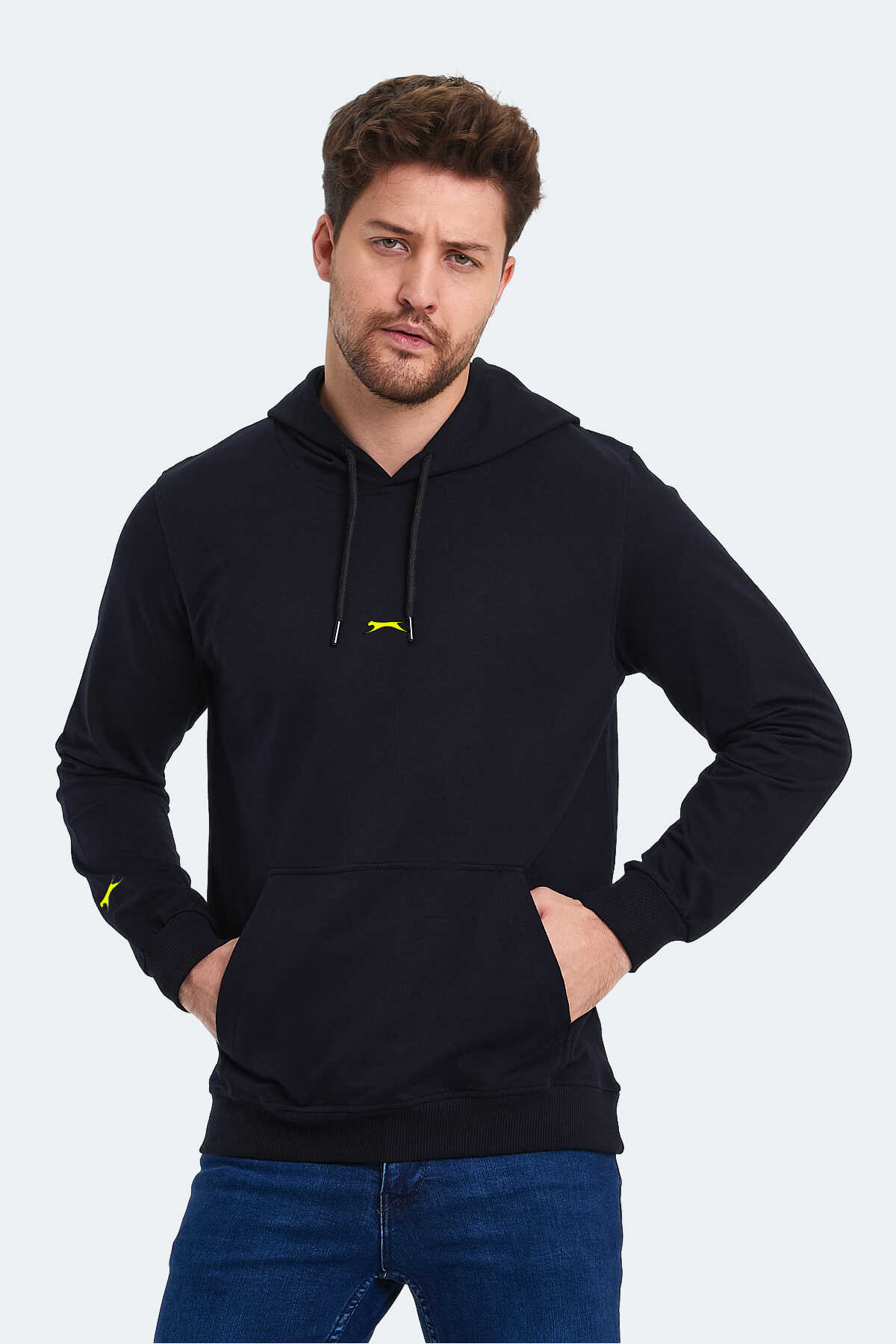 Slazenger - Slazenger OSLO IN Erkek Sweatshirt Lacivert