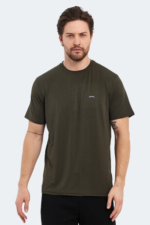 Slazenger OSWIN IN Erkek Haki Tişört