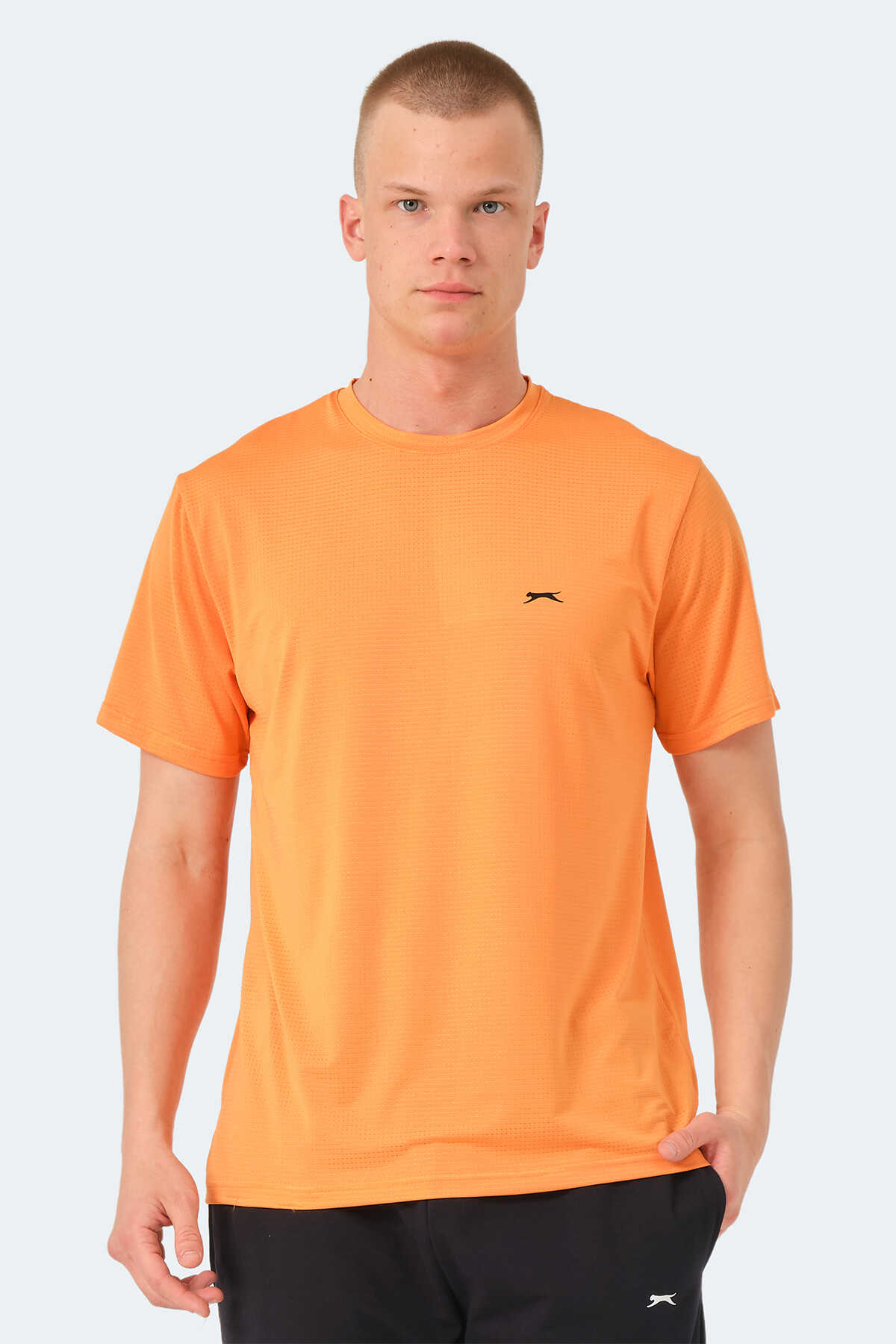 Slazenger - Slazenger OSWIN Erkek Tişört Turuncu