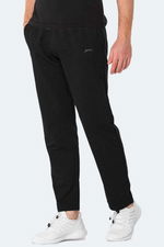 Slazenger - Slazenger OTEKS IN Büyük Beden Erkek Cepli Siyah Eşofman Altı