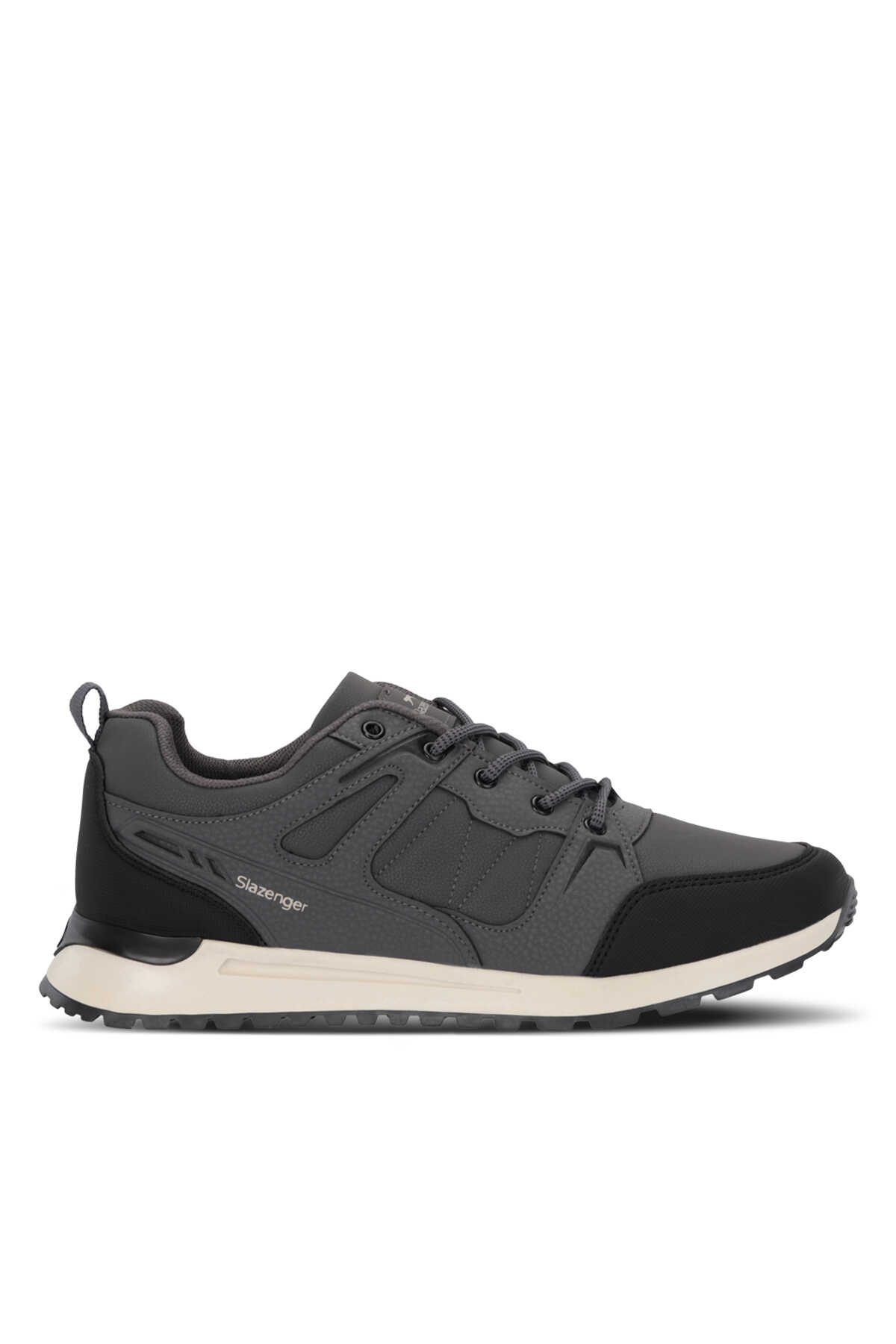 Slazenger - Slazenger OUTBACK I Erkek Füme / Siyah Günlük Spor Ayakkabısı
