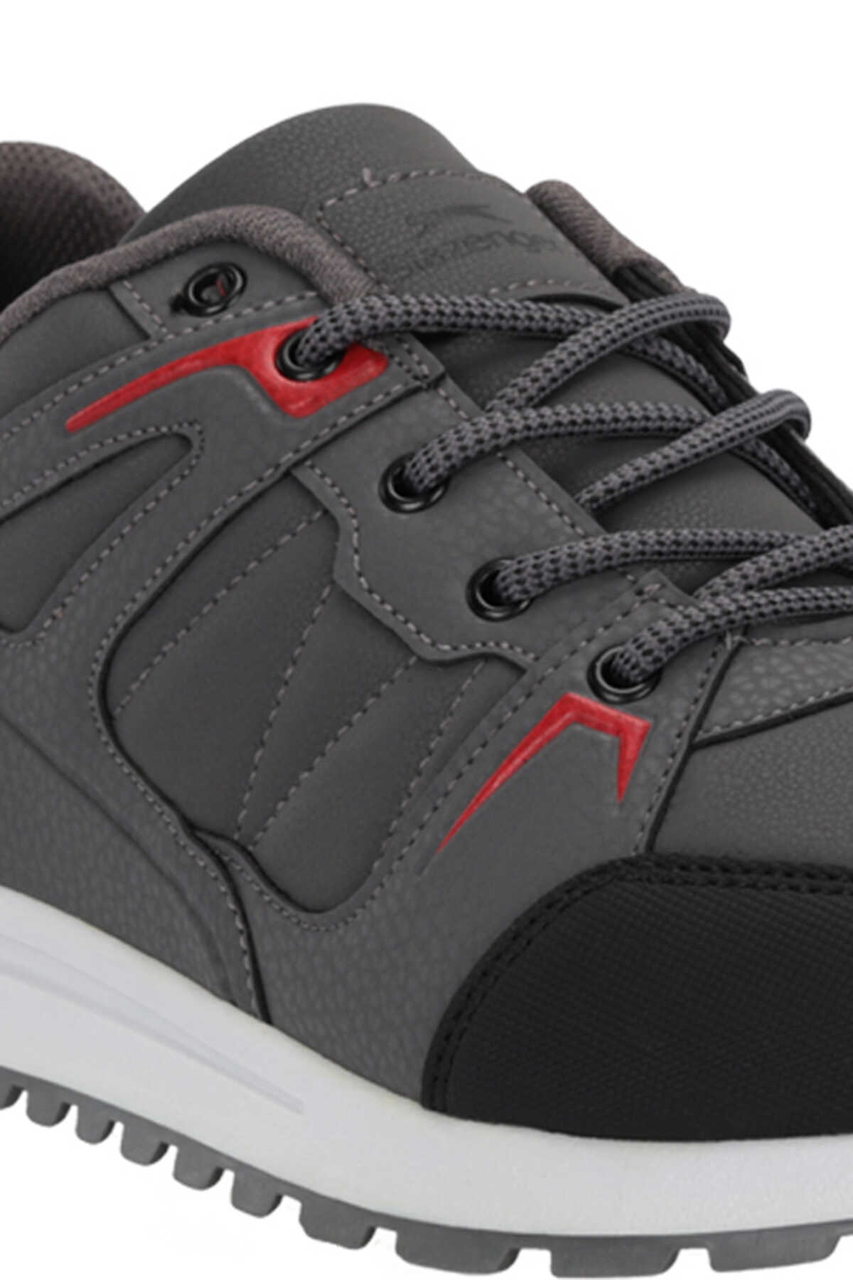 Slazenger OUTBACK I Erkek Koyu Gri / Kırmızı Günlük Spor Ayakkabısı Slazenger OUTBACK I Erkek Koyu Gri / Kırmızı Günlük Spor Ayakkabısı