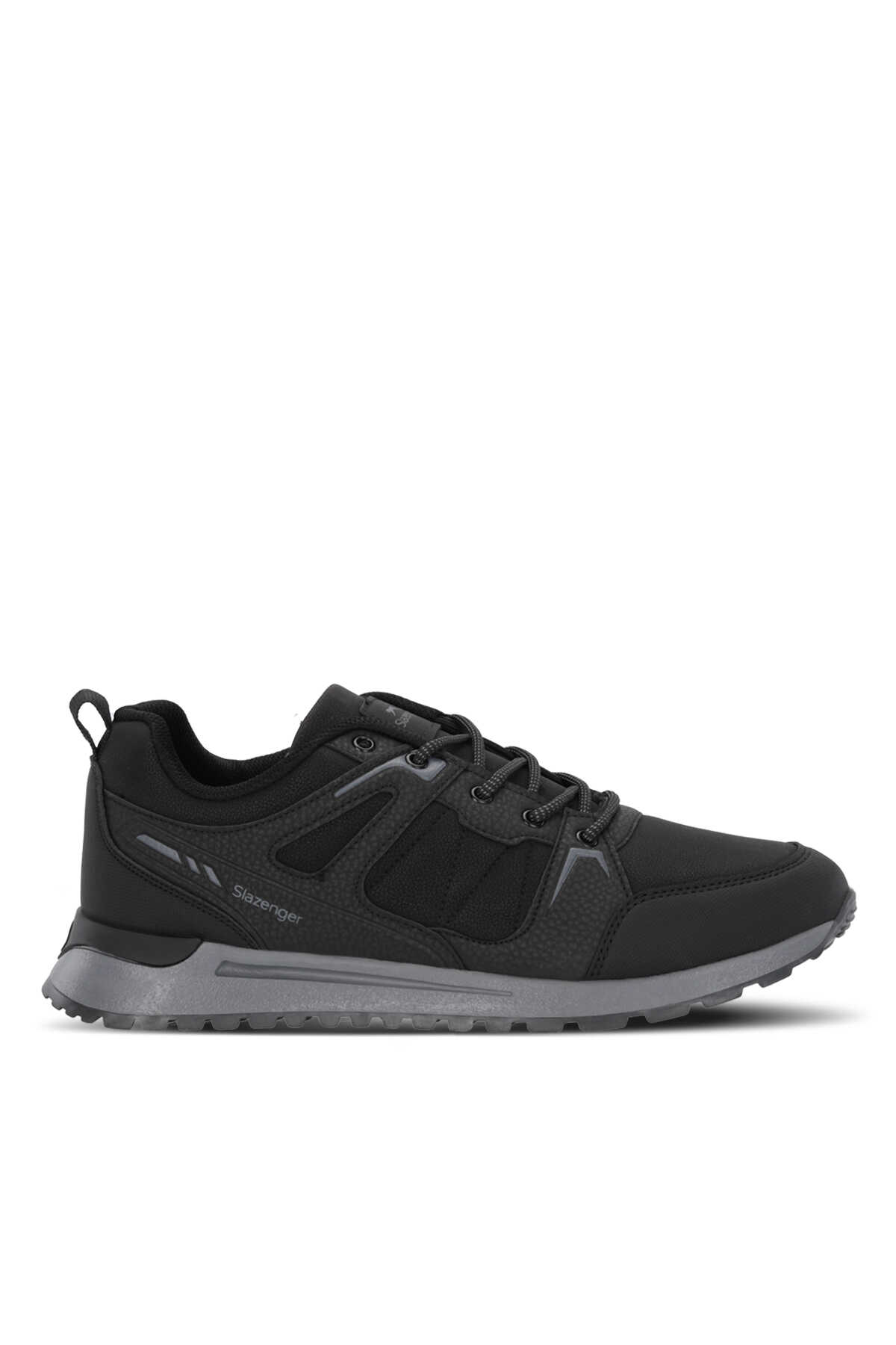 Slazenger - Slazenger OUTBACK I Erkek Siyah / Koyu Gri Günlük Spor Ayakkabısı