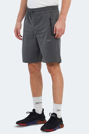 Slazenger OVER IN Erkek Cepli Koyu Gri Şort 