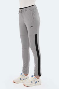 Slazenger - Slazenger OXFORD I Kadın Cepli Dar Paça Gri Eşofman Altı Slazenger - Slazenger OXFORD I Kadın Cepli Dar Paça Gri Eşofman Altı