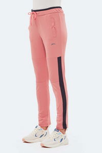 Slazenger - Slazenger OXFORD I Kadın Cepli Dar Paça Gül Eşofman Altı Slazenger - Slazenger OXFORD I Kadın Cepli Dar Paça Gül Eşofman Altı