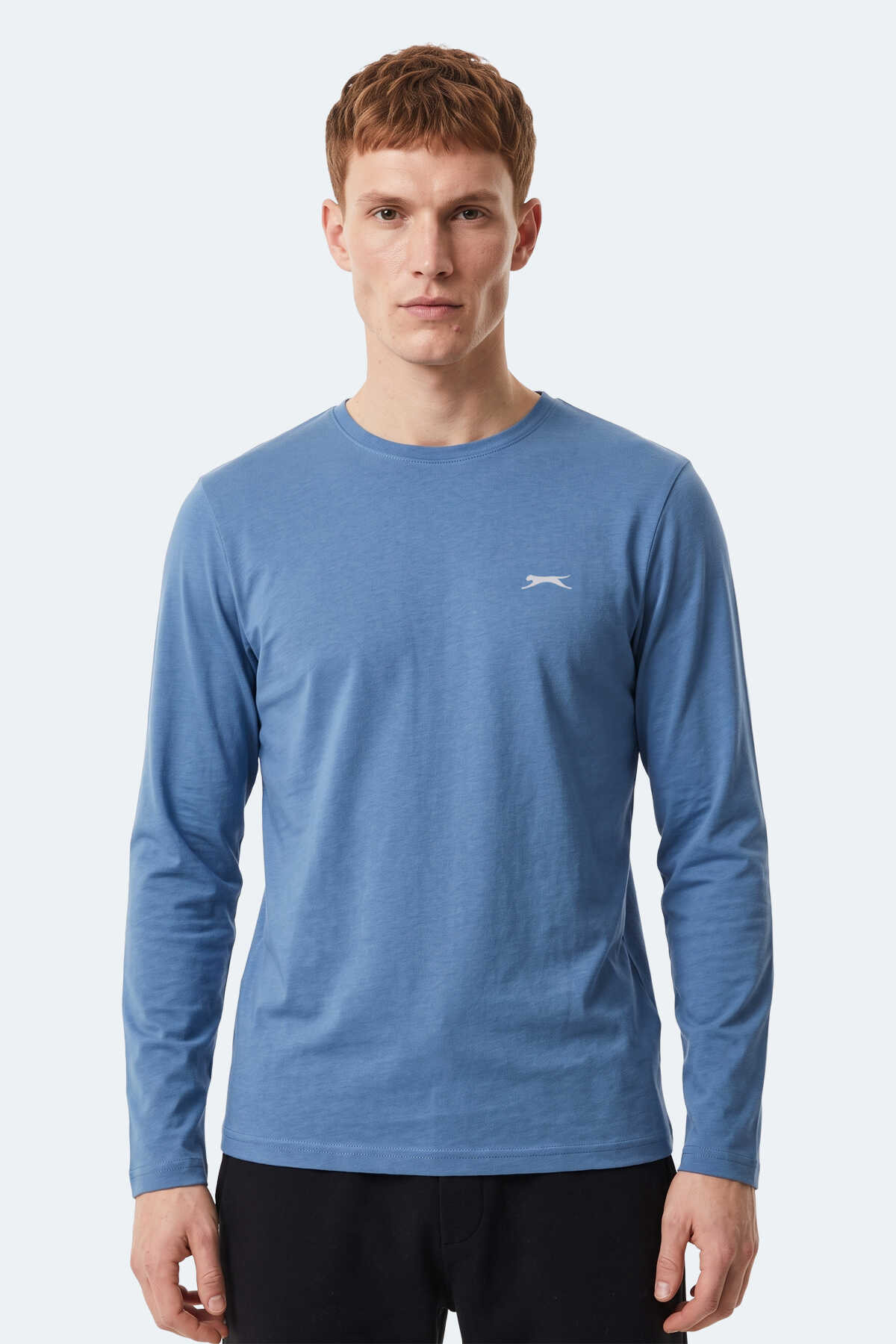 Slazenger OZZIE I Erkek Indigo Tişört (1)
