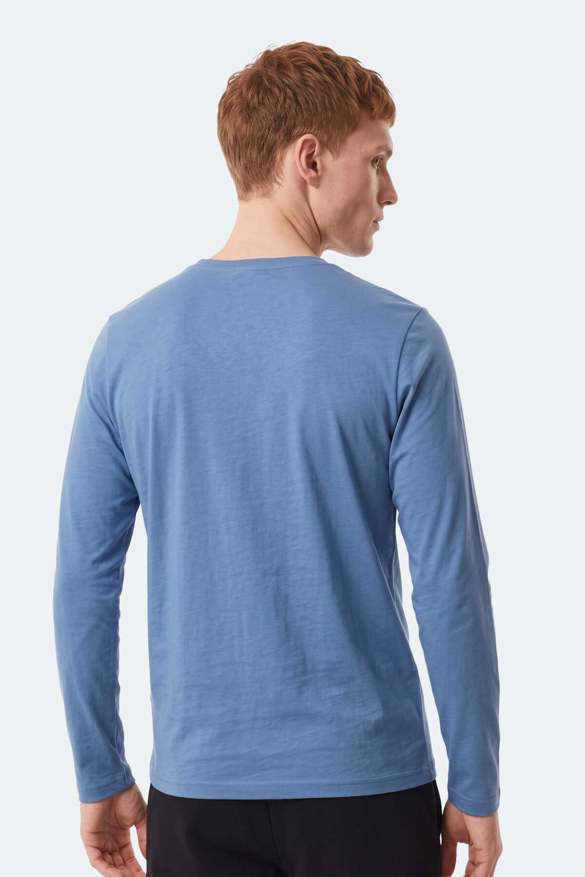 Slazenger OZZIE I Erkek Indigo Tişört - 4
