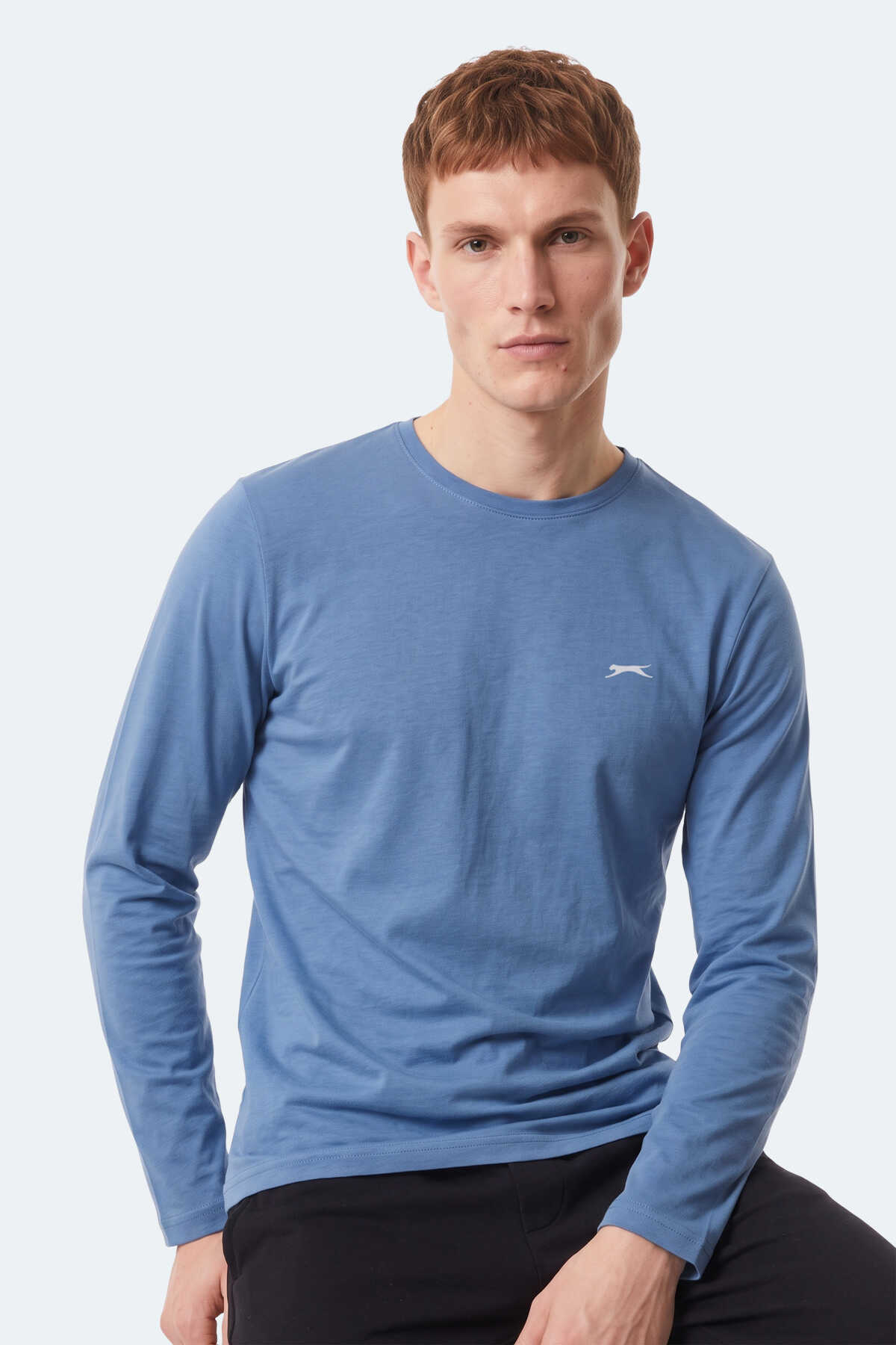 Slazenger OZZIE I Erkek Indigo Tişört - 5