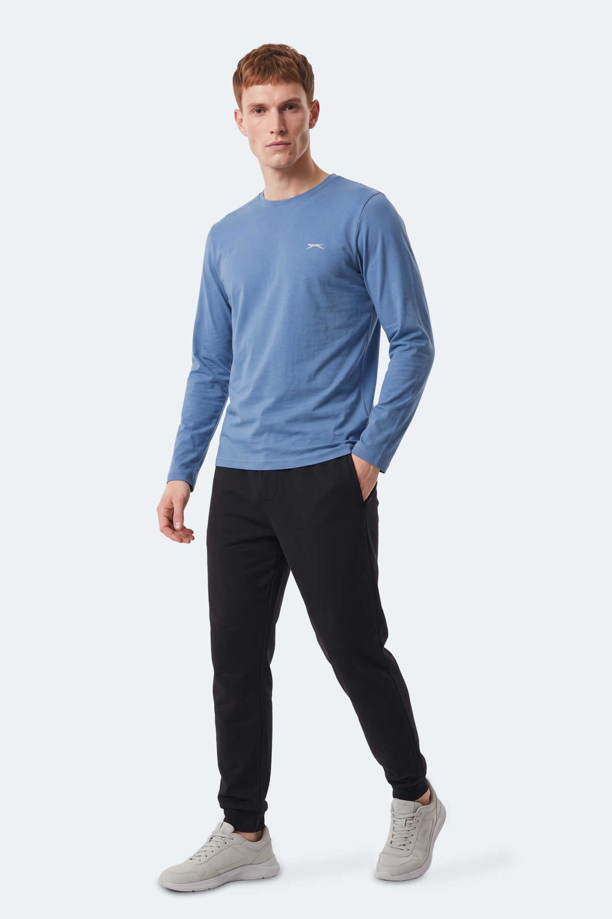 Slazenger OZZIE I Erkek Indigo Tişört - 7