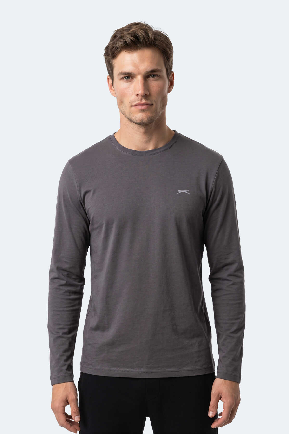 Slazenger OZZIE I Erkek Kahve Tişört (1)