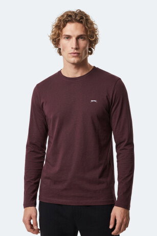 Slazenger OZZIE I Erkek Mürdüm Tişört