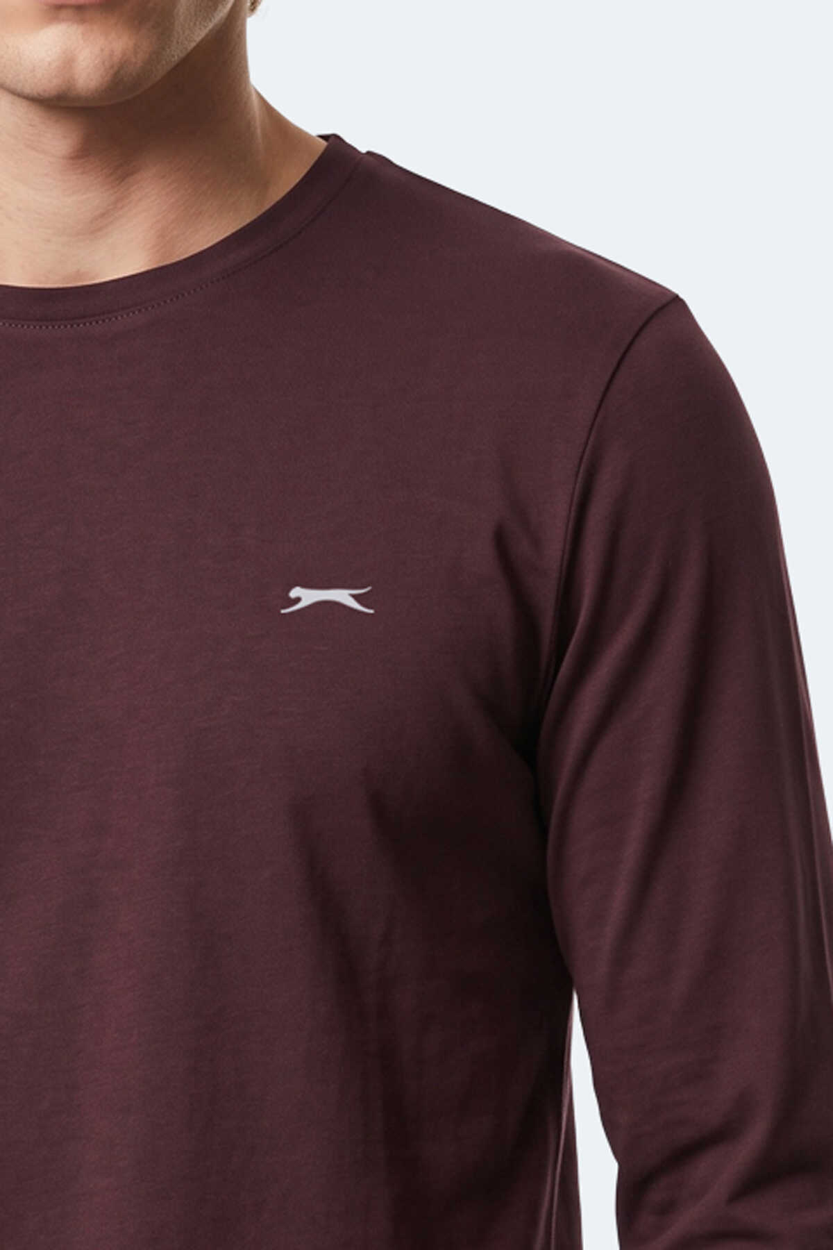 Slazenger OZZIE I Erkek Mürdüm Tişört - 2