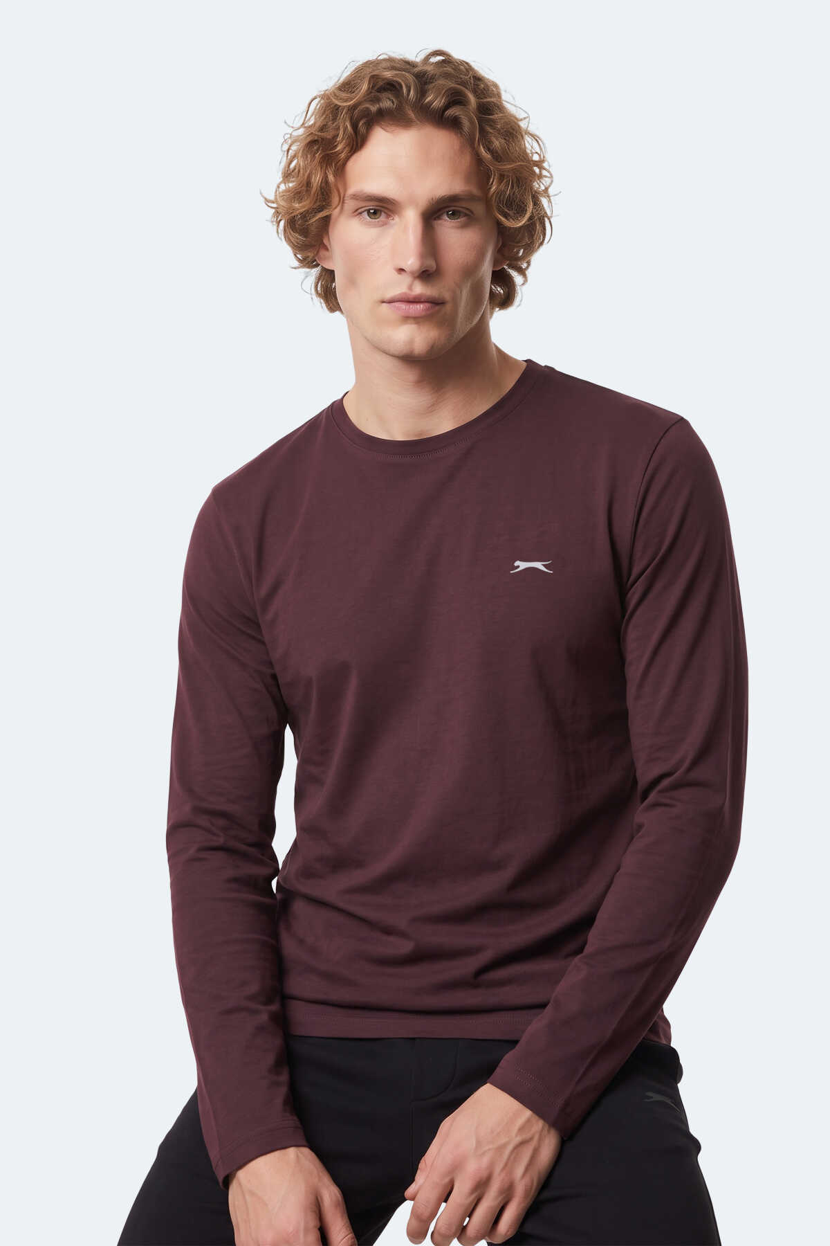 Slazenger OZZIE I Erkek Mürdüm Tişört - 3